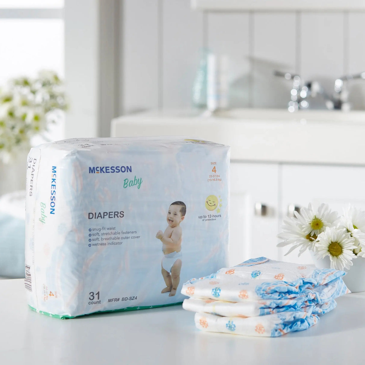 McKesson Baby Diaper, Size 4 McKesson