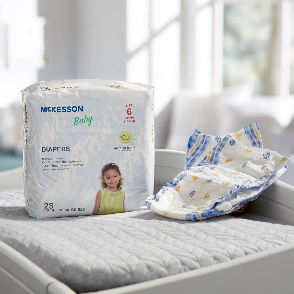 McKesson Baby Diaper, Size 6 McKesson