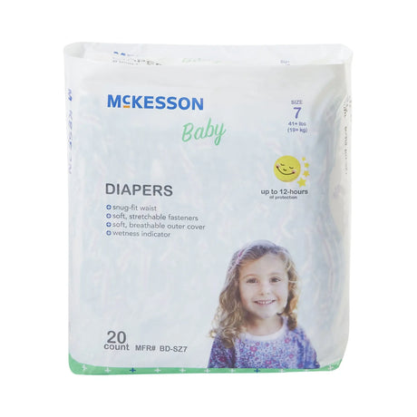 McKesson Baby Diaper, Size 7 McKesson