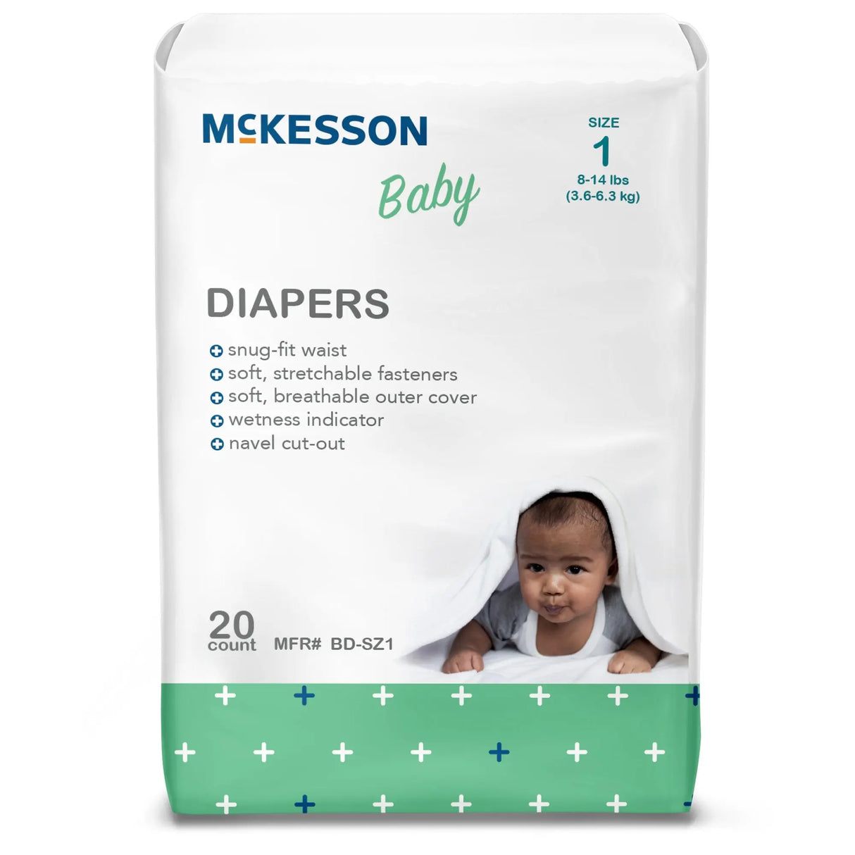 McKesson Baby Diapers, Size 1 McKesson