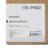 McKesson Back Support Cushion, 18W X 17D Inch, Black McKesson