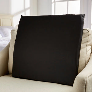 McKesson Back Support Cushion, 18W X 17D Inch, Black McKesson