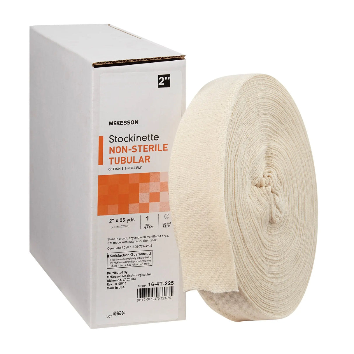 McKesson Beige Cotton Tubular Stockinette, 2 Inch x 25 Yard McKesson