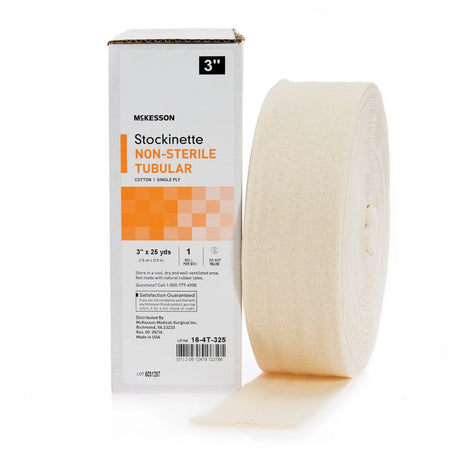 McKesson Beige Cotton Tubular Stockinette, 3 Inch x 25 Yard McKesson