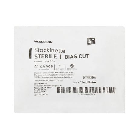 McKesson Bias Cut Stockinette, 4 Inch x 4 Yard McKesson