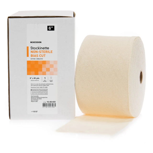 McKesson Bias Cut Stockinette, 6 Inch x 50 Yard McKesson