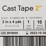 McKesson Black Cast Tape, 2 Inch x 4 Yard McKesson