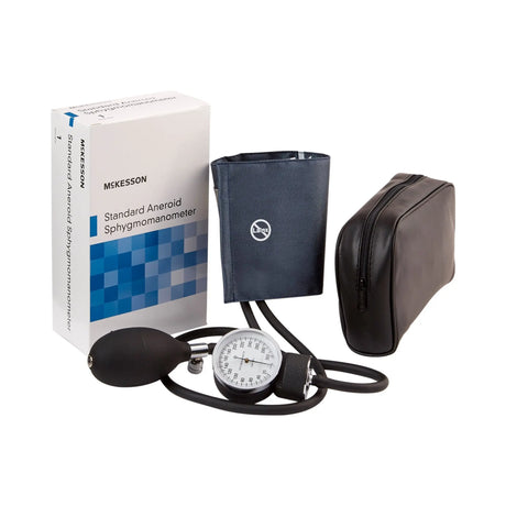 McKesson Brand Aneroid Sphygmomanometer with Cuff, 2-Tube, Pocket-Size, Handheld - getMovility