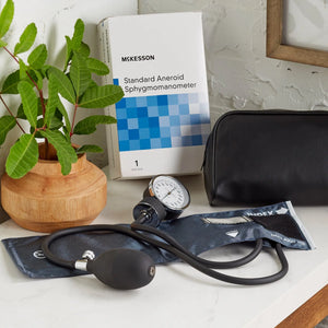 McKesson Brand Aneroid Sphygmomanometer with Cuff, 2-Tube, Pocket-Size, Handheld - getMovility
