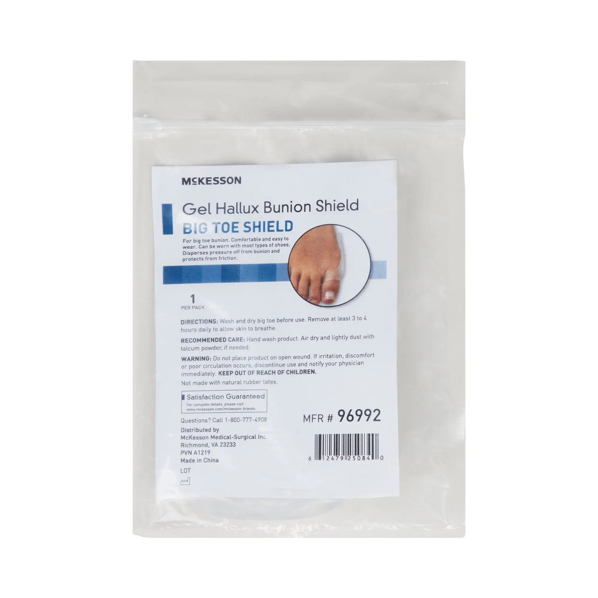 McKesson Bunion Shield, One Size Fits Most McKesson