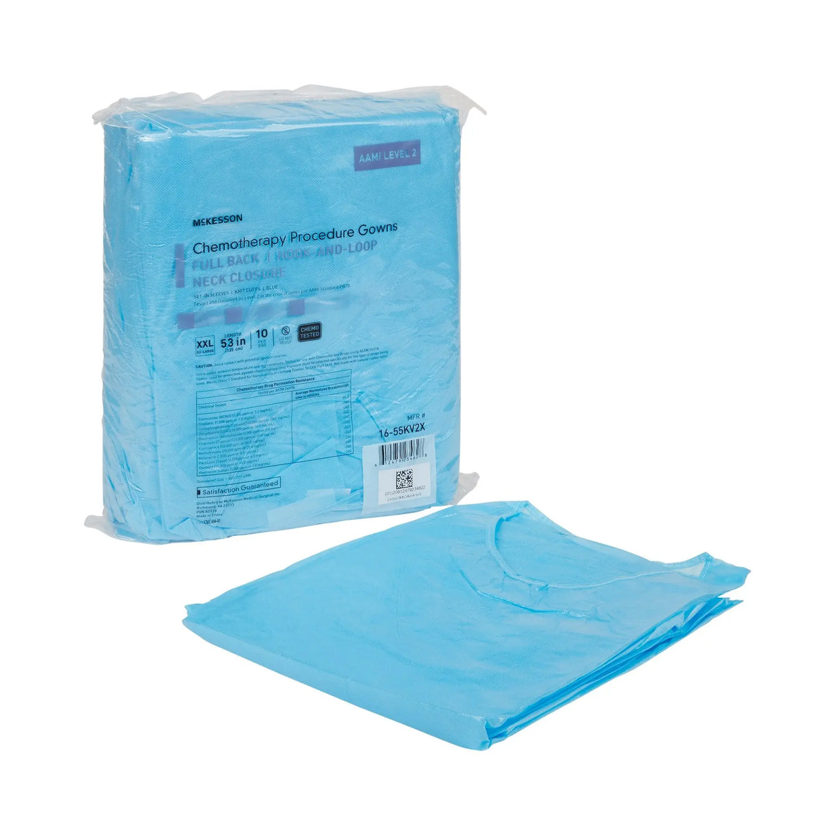 McKesson Chemotherapy Procedure Isolation Gown, 2X Large McKesson