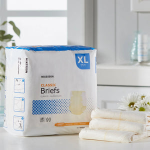 McKesson Classic Light Absorbency Incontinence Brief, Extra Large McKesson Classic