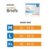 McKesson Classic Light Absorbency Incontinence Brief, Large McKesson Classic