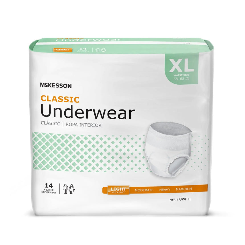 McKesson Classic Light Absorbent Underwear, Extra Large McKesson Classic