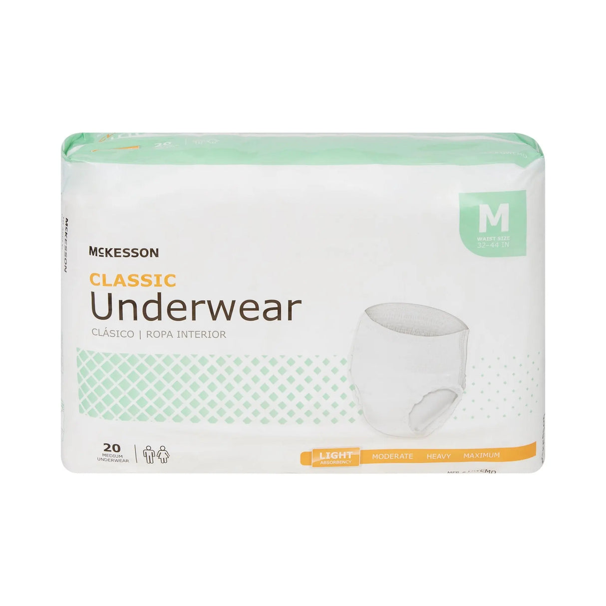 McKesson Classic Light Absorbent Underwear, Medium McKesson Classic