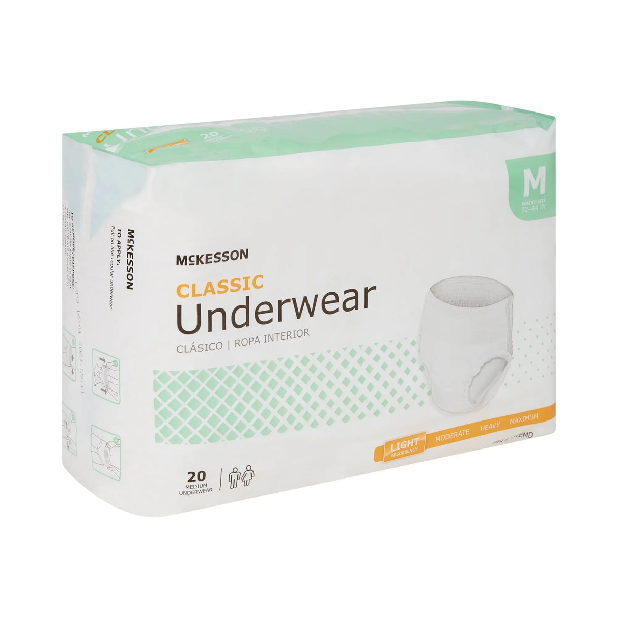 McKesson Classic Light Absorbent Underwear, Medium McKesson Classic