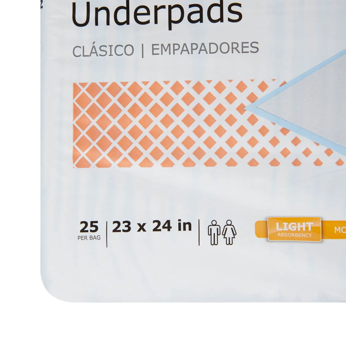 McKesson Classic Plus Underpad, 23 x 24 Inch McKesson Classic Plus