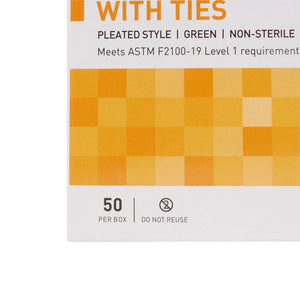 McKesson Classic Style Anti-Fog Surgical Mask, Green McKesson