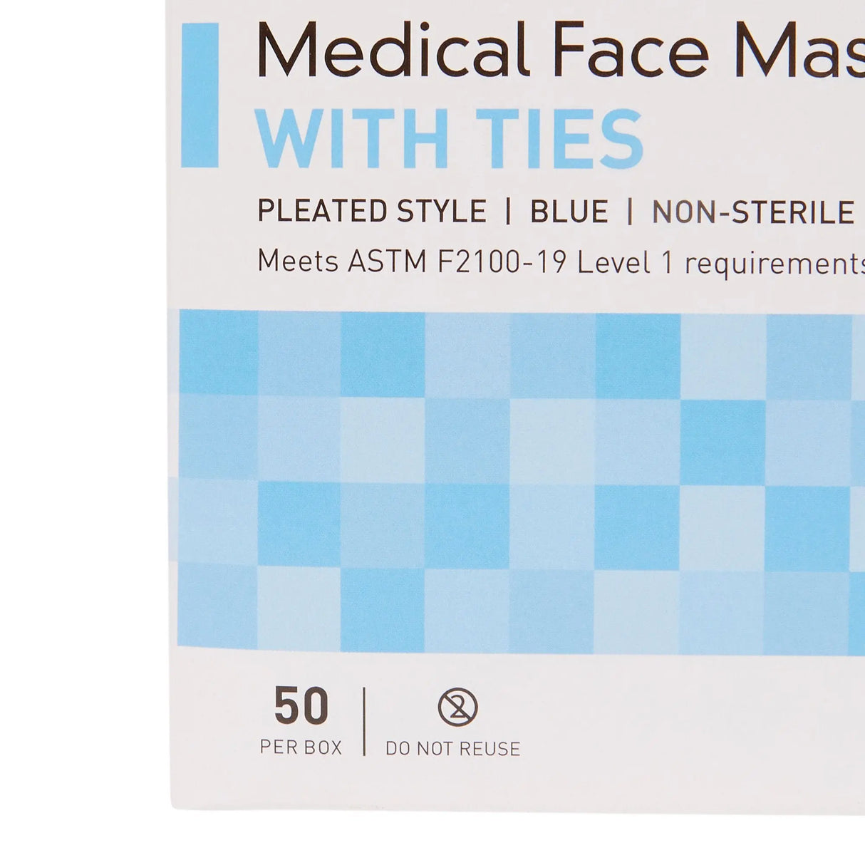 McKesson Classic Style Surgical Mask, Blue McKesson