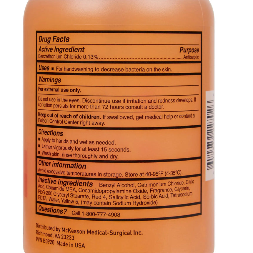 McKesson Clean Scent Antibacterial Soap, 18 oz. Bottle - getMovility
