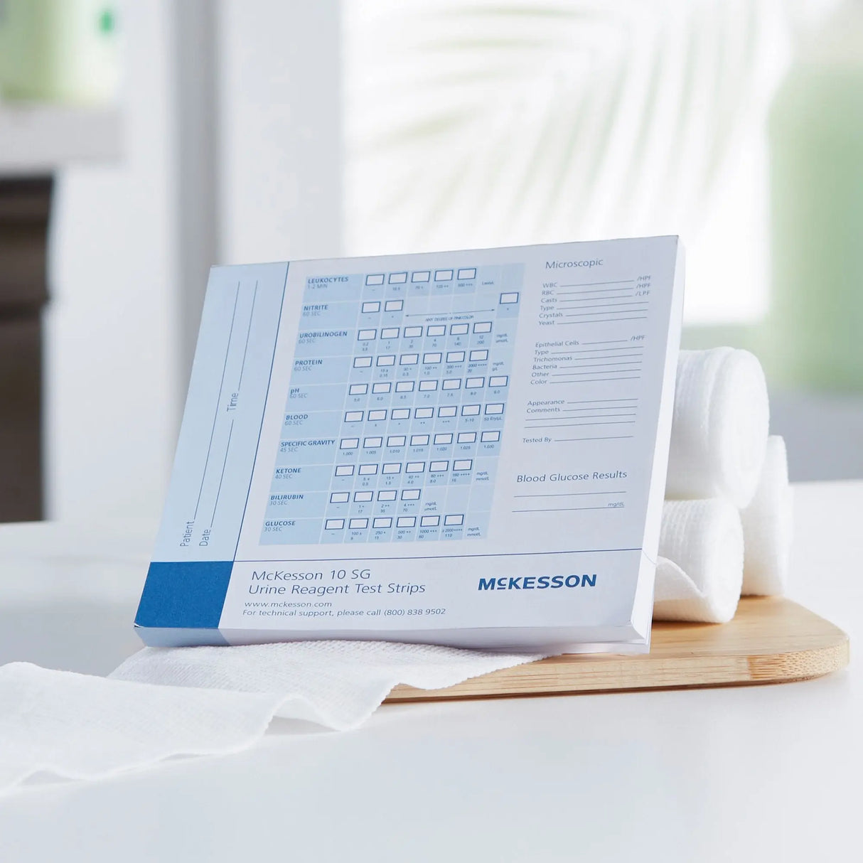 McKesson Consult™ Urine Reagent Test Strip Recording Pad McKesson Consult™