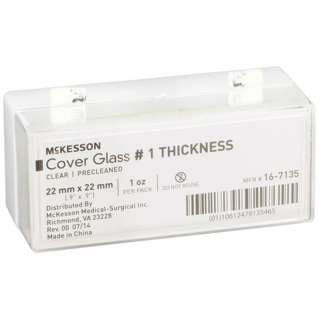 McKesson Cover Glass, 22 x 22 mm McKesson