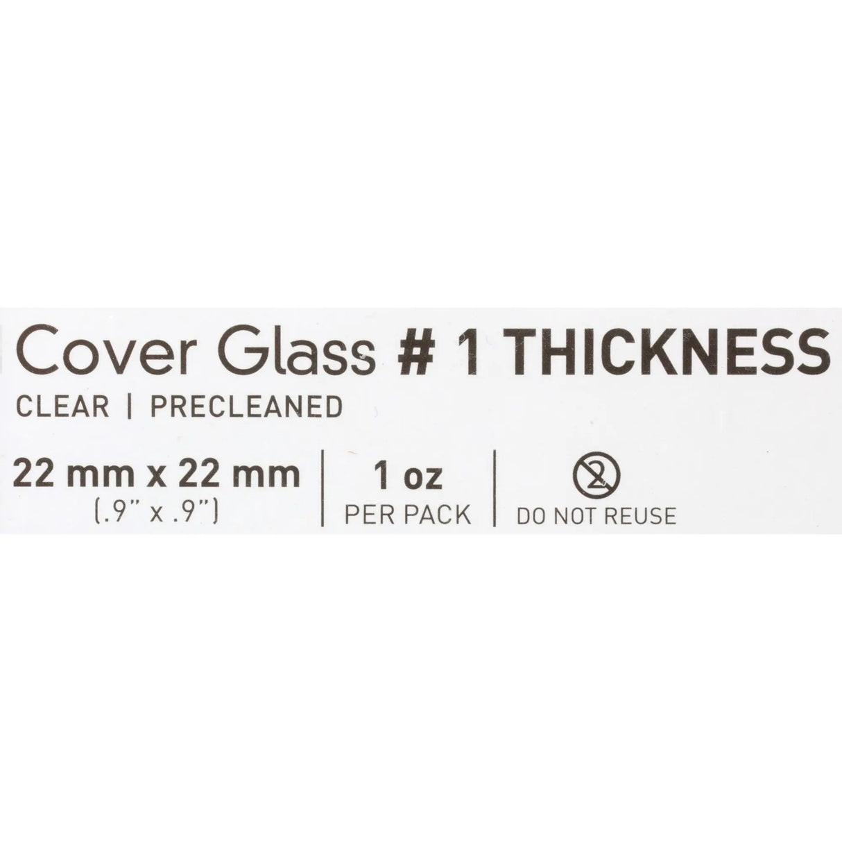 McKesson Cover Glass, 22 x 22 mm McKesson