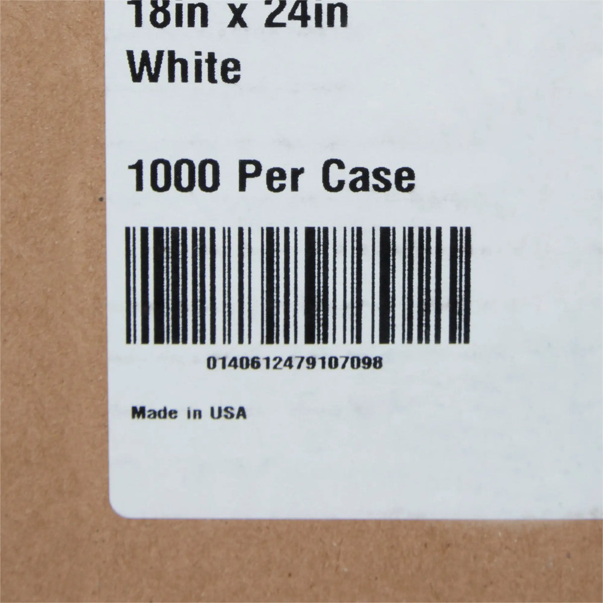 McKesson Crepe Scale Liner Paper, 18 Inch x 24 Inch, White McKesson