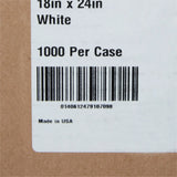 McKesson Crepe Scale Liner Paper, 18 Inch x 24 Inch, White McKesson