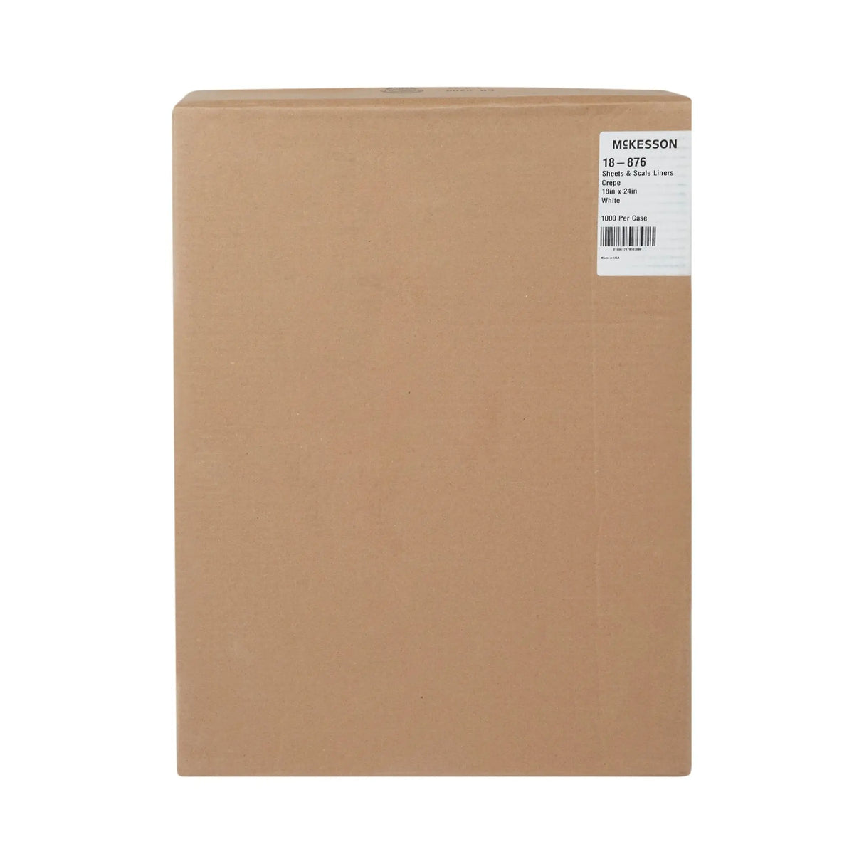 McKesson Crepe Scale Liner Paper, 18 Inch x 24 Inch, White McKesson