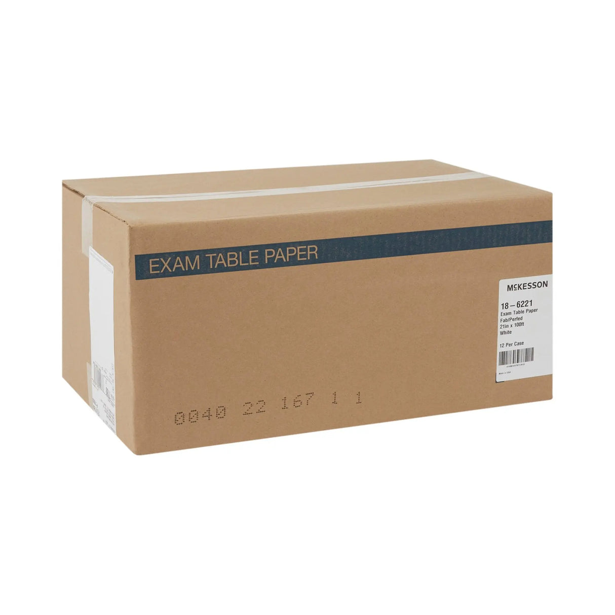 McKesson Crepe Table Paper, 21 Inch x 100 Foot, White McKesson