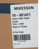 McKesson Crepe Table Paper, 21 Inch x 125 Foot, Print (Bugs and Things) McKesson