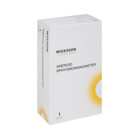 McKesson Deluxe Aneroid Sphygmomanometer with Cuff, 2-Tube, Pocket Size, Handheld, Adult Cuff, Orange, Arm McKesson Deluxe