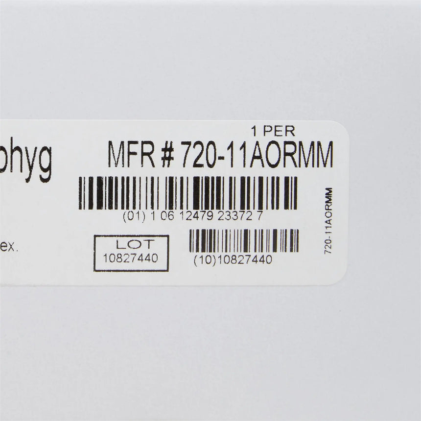 McKesson Deluxe Aneroid Sphygmomanometer with Cuff, 2-Tube, Pocket Size, Handheld, Adult Cuff, Orange, Arm McKesson Deluxe