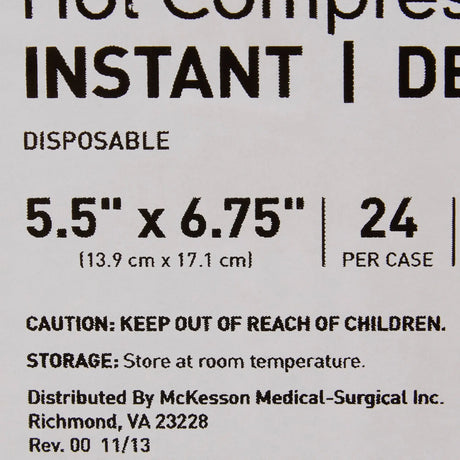 McKesson Deluxe Hot Pack, 5½ x 6¾ Inch McKesson