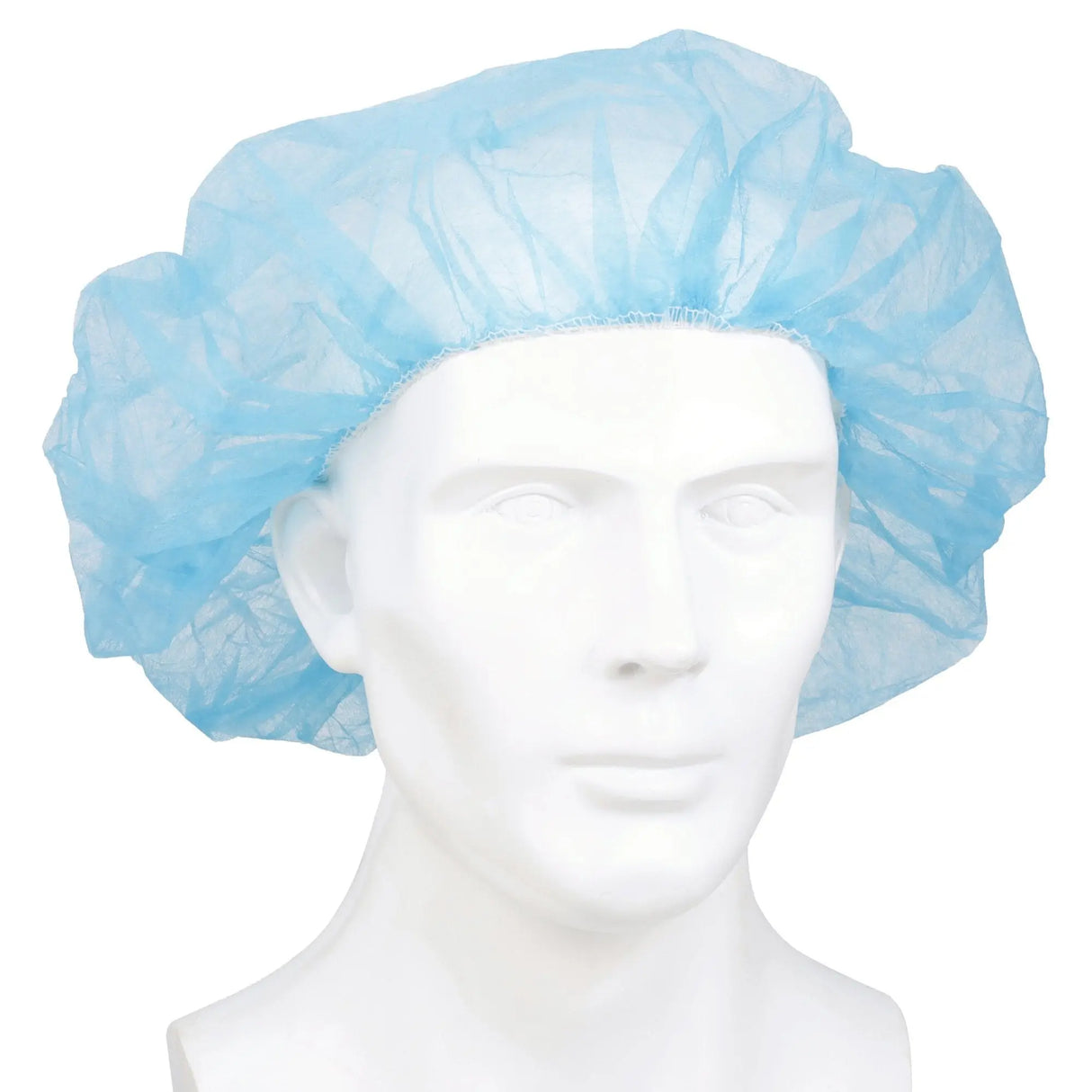 McKesson Disposable Bouffant Surgical Caps, Blue, Elastic Closure, 21" - getMovility