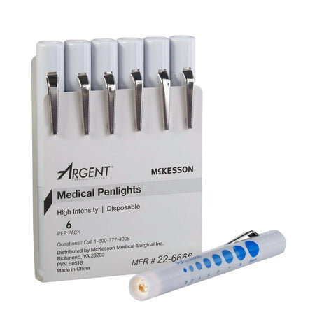 McKesson Disposable Penlight White Light, 4½ Inch McKesson