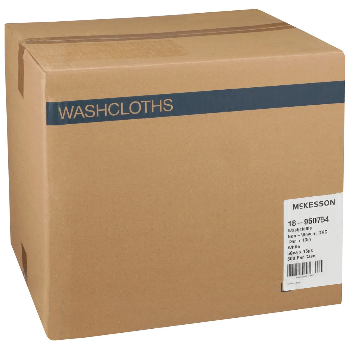 McKesson Disposable Washcloth, 13 x 13 Inch McKesson