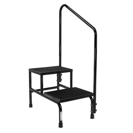 McKesson Double-Step, Heavy-Duty Step Stool with Handrail McKesson