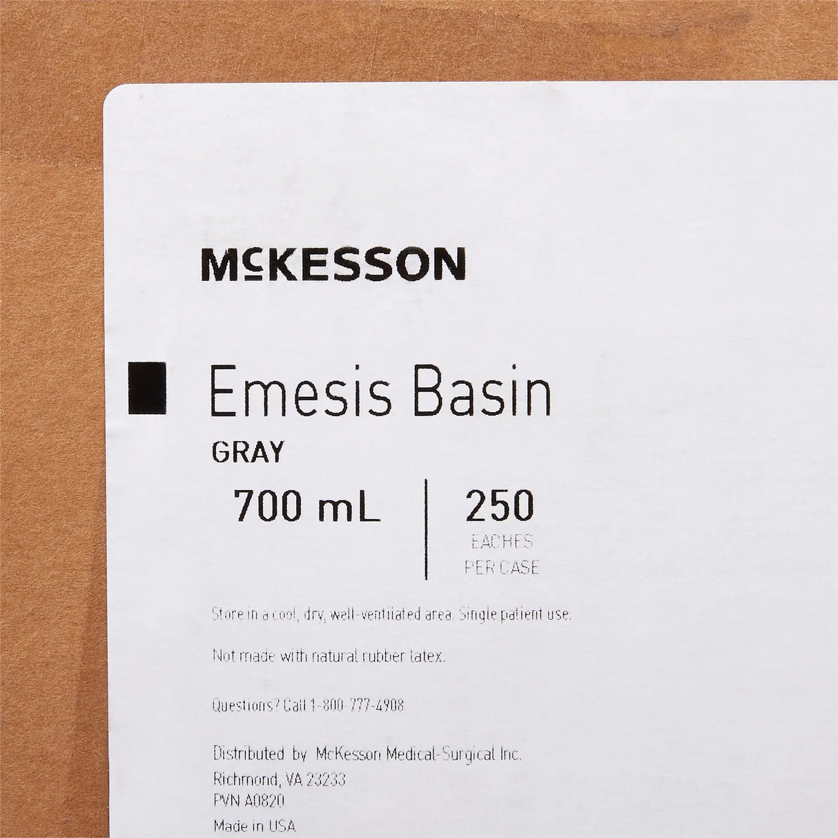 McKesson Emesis Basin, 700 mL, Gray McKesson