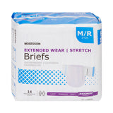 McKesson Extended Wear Maximum Absorbency Incontinence Brief, Medium McKesson Extended Wear