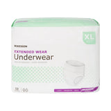 McKesson Extended Wear Maximum Absorbent Underwear, Extra Large McKesson