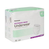 McKesson Extended Wear Maximum Absorbent Underwear, Extra Large McKesson