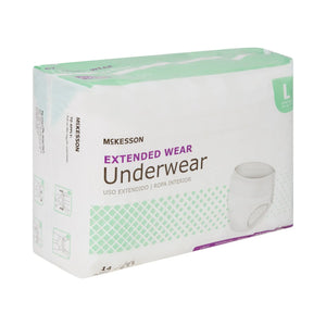 McKesson Extended Wear Maximum Absorbent Underwear, Large McKesson