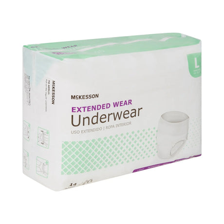 McKesson Extended Wear Maximum Absorbent Underwear, Large McKesson