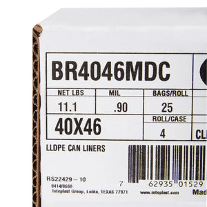 McKesson Extra Heavy Plus Duty Trash Bag, Clear, 45 gal. McKesson