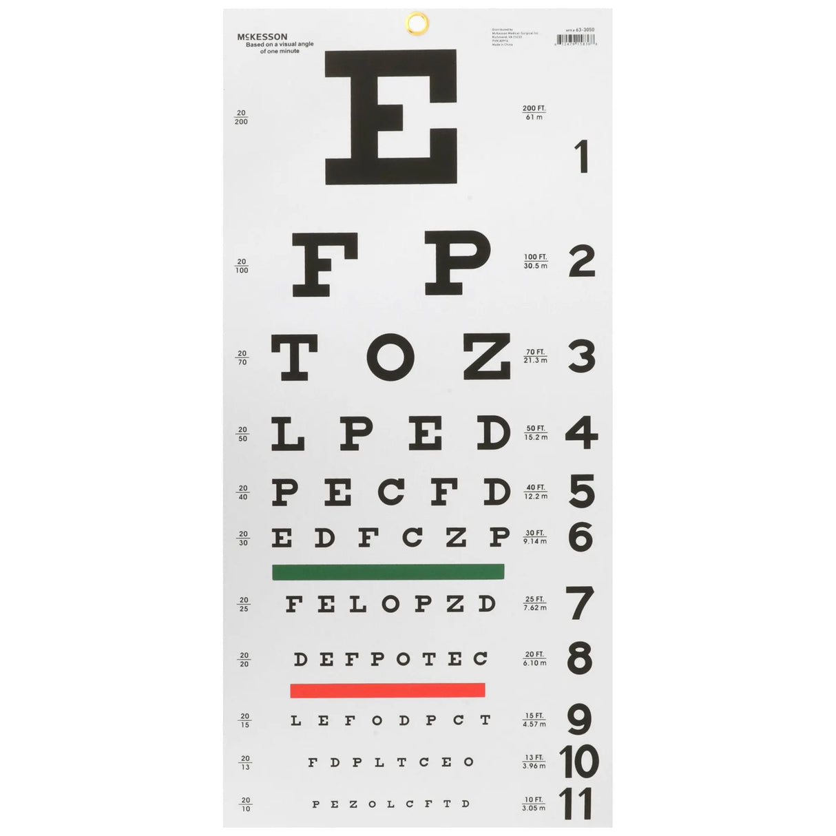 McKesson Eye Test Chart McKesson