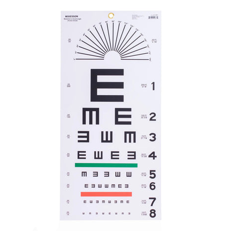 McKesson Eye Test Chart, Tumbling E McKesson