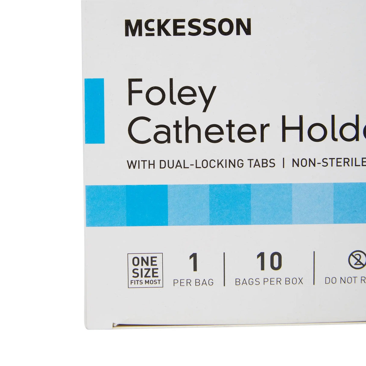 McKesson Foley Catheter Holder Leg Strap With Dual-Locking Tabs, 2 x 24 Inch McKesson