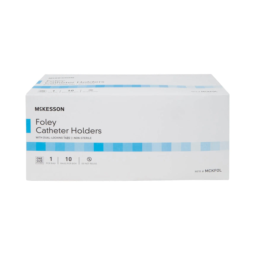 McKesson Foley Catheter Holder Leg Strap With Dual-Locking Tabs, 2 x 24 Inch McKesson